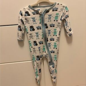 Robot Print Kickee Pants Pajamas
